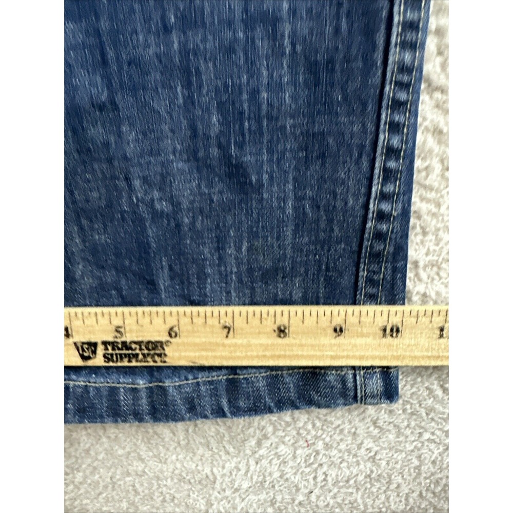 Tommy Hilfiger Jeans Women's Size 14 (38x33) Boot Cut Dark Wash Mid Rise - Picture 12 of 13